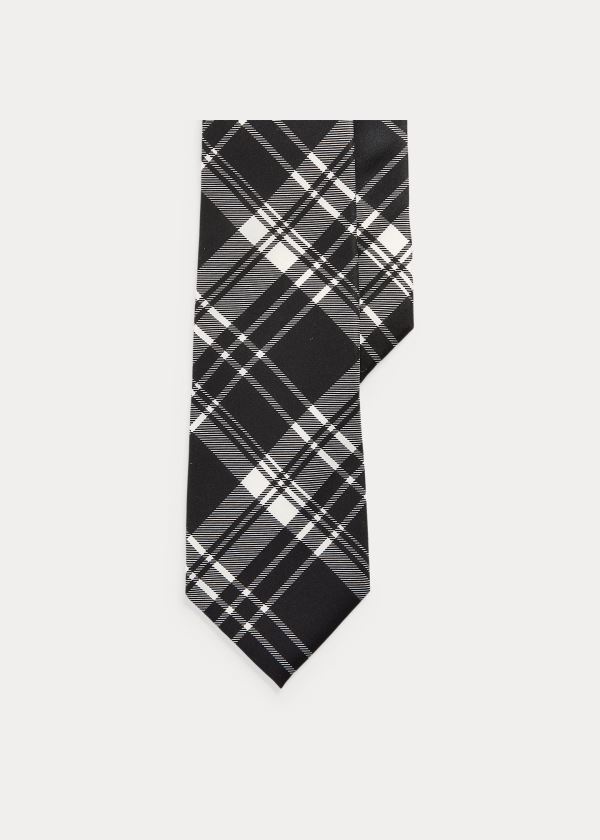 Laços Ralph Lauren Plaid Silk Homem 94512-JKXN